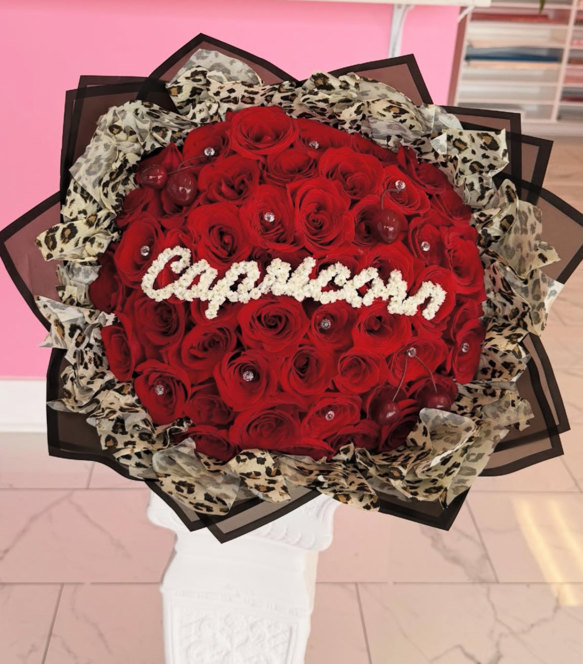 Cheetah Boo Bouquet 🌹 🐆